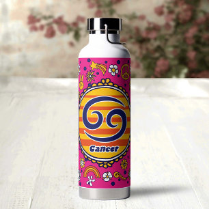 Groovy Cancer Custom Water Bottle