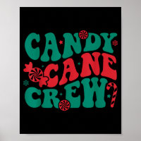 Groovy Candy Cane Crew Matching Family Group Squad
