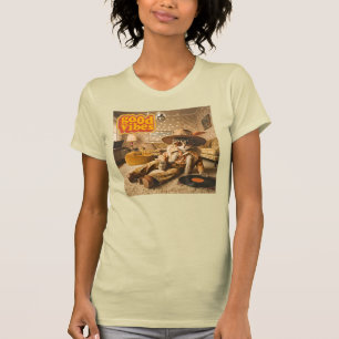 Groovy Cat Retro 1970s T-Shirt