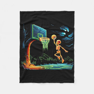 Groovy Chainsaw For Halloween Graphic Tee  Fleece Blanket