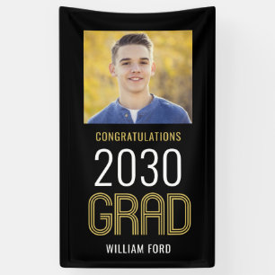 Groovy Charm EDITABLE COLOR Graduation Banner