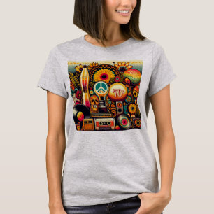 Groovy Chic 70's Retro Vibes  T-Shirt