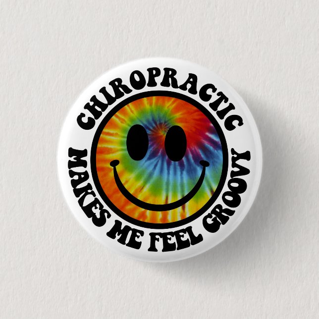 Groovy Chiropractic Button (Front)