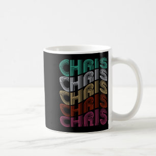 Groovy Chris D Name I Love Chris 70,80's Meme Coffee Mug