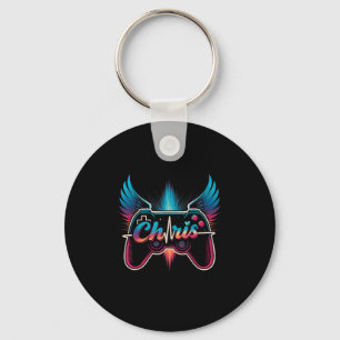 Groovy Chris First Name D Chris Control Game Meme  Keychain
