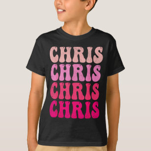 Groovy Chris First Name D I Love Chris Tees Meme