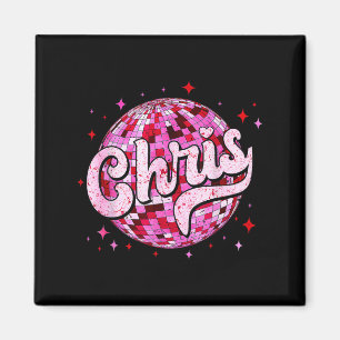 Groovy Chris First Name D I Love Chris Tees Meme  Magnet