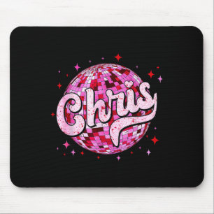 Groovy Chris First Name D I Love Chris Tees Meme  Mouse Pad