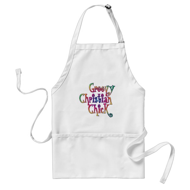 Groovy Christian Chick Standard Apron (Front)