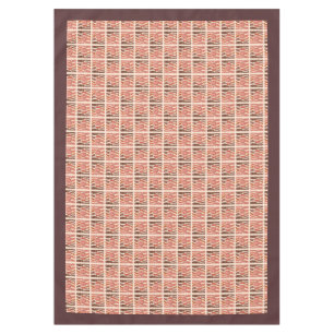 Groovy Christmas 70s Pastel Smiling Emoji Funky Tablecloth