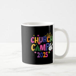 Groovy Church Camp 2025 Matching Christian Camp Fa Coffee Mug