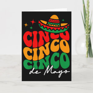Groovy Cinco De Mayo Shirt Mexican Fiesta 5 De May Card