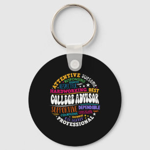 Groovy College Advisor Appreciation Week Back To S Keychain