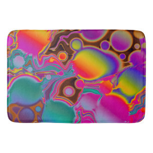 Groovy Colour Burst Bath Mat