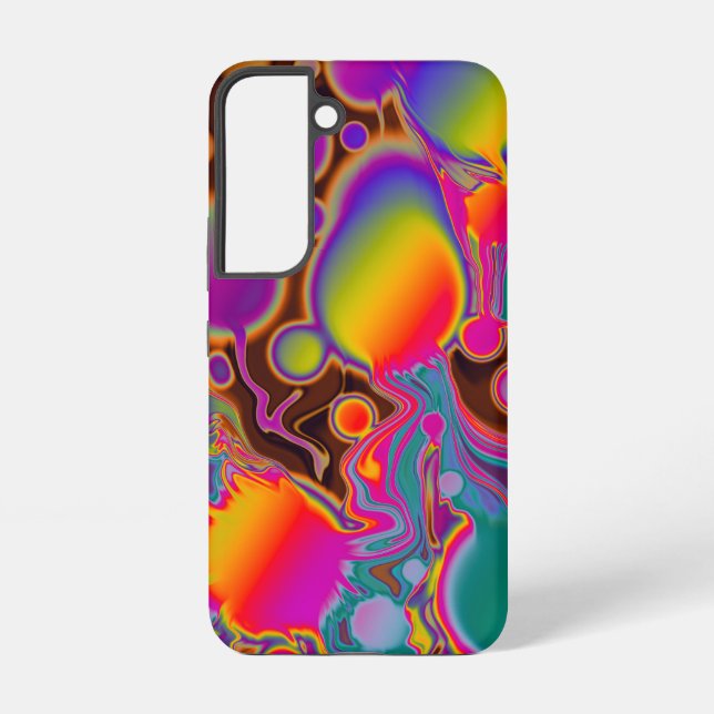 Groovy Colour Burst Samsung Galaxy S22 Case (Back)