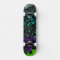 Groovy Cool Black Purple Green Abstract Art