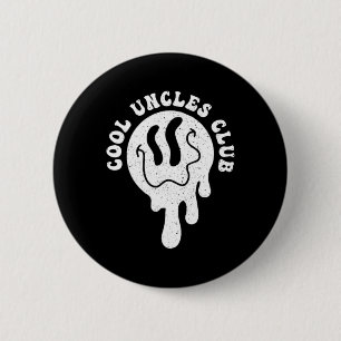 Groovy Cool Uncles Club Retro Uncle Fathers Day Ha 2 Inch Round Button