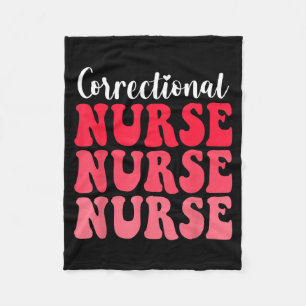 Groovy correctional nurse forensic nursing forGroo Fleece Blanket