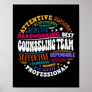 Groovy Counseling Team Appreciation Ck To School Poster