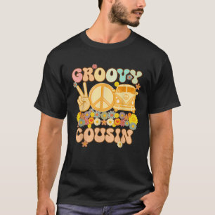 Groovy Cousin Retro Matching Family Baby Shower Fa T-Shirt