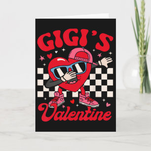 Groovy Dabbing Heart Gigi’s Valentine Boy Girl Men Card