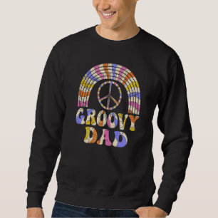 Groovy Dad 70s Aesthetic Nostalgia 1970's Retro Da Sweatshirt