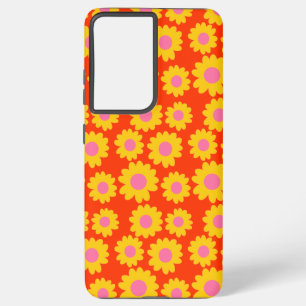Groovy Daisies Samsung Galaxy Case