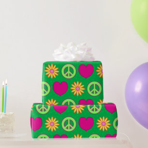 Groovy Daisies Wrapping Paper