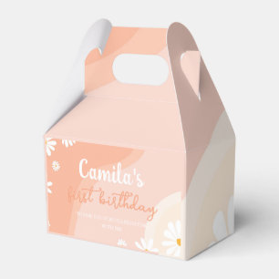 Groovy Daisy Birthday Party Favour Box