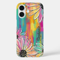 Groovy Daisy Dream - Painterly Hand Drawn Floral