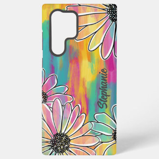 Groovy Daisy Dream - Painterly Hand Drawn Floral Samsung Galaxy Case