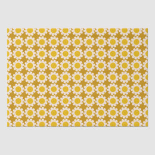 Groovy Daisy Summer Wrapping Paper Sheets
