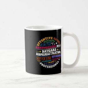 Groovy Daycare Administrator Childcare Provider Af Coffee Mug