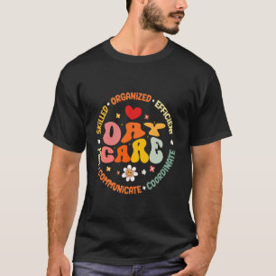 Groovy Daycare Squad Childcare Provider After Scho T-Shirt