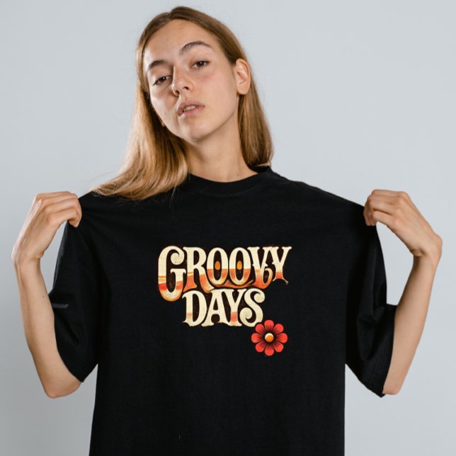 Groovy Days Tri-Blend Shirt (Creator Uploaded)
