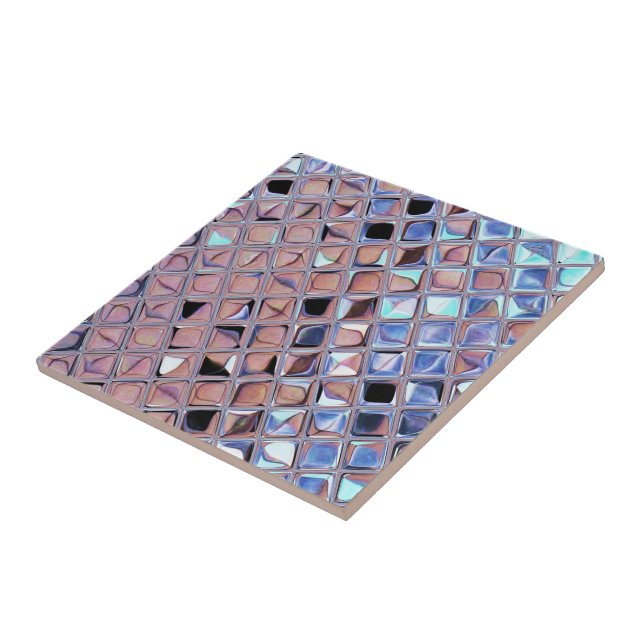 Groovy Disco Ball Mirror Ball Disco Globe Tile (Side)