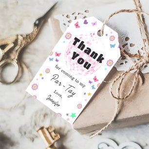Groovy Disco Eras Birthday Party Thank You Gift Tags
