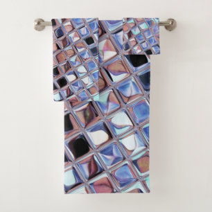 Groovy Disco Mirror Ball for Dance Party Bath Towel Set