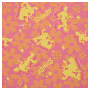 Groovy Disco Scooby-Doo Pattern Fabric