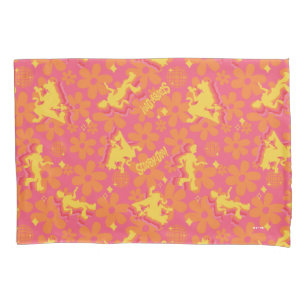 Groovy Disco Scooby-Doo Pattern Pillowcase