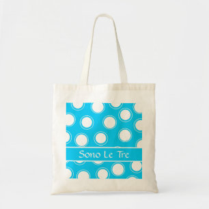 Groovy Dots #1 with monogram Tote Bag