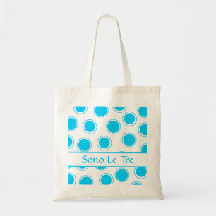 Groovy Dots #2 with monogram Tote Bag