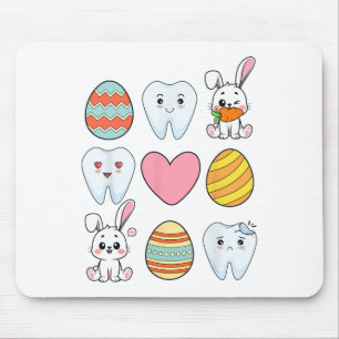 Groovy Easter Dentist Dental Istant Oral Hygienist Mouse Pad