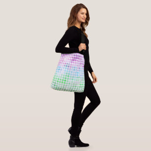 Groovy Eclectic Boho Abstract Toric Pride Flag Crossbody Bag