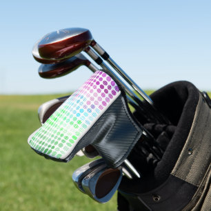 Groovy Eclectic Boho Abstract Toric Pride Flag Golf Head Cover