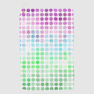Groovy Eclectic Boho Abstract Toric Pride Flag Golf Towel