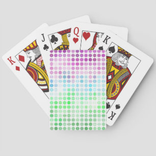 Groovy Eclectic Boho Abstract Toric Pride Flag Playing Cards