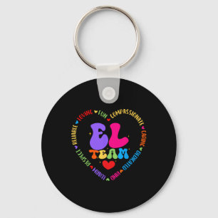 Groovy El Team Teacher Appreciation Week Back To S Keychain