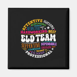 Groovy Eld Team Crew English Language Development Magnet