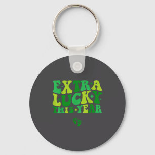 Groovy Extra Lucky This Year Irish Pregnancy St Pa Keychain
